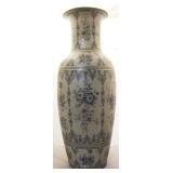 Oriental pottery vase