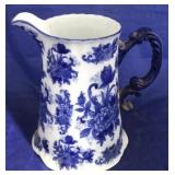 Blue & white pitcher