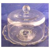 Princess House covered cake plate in box