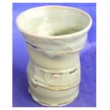 Signed art pottery vase