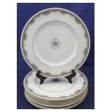 Set of 9 Royal Doulton "Salisbury" Dinner Plates