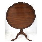 Henkel Harris Carved tilt top table- birdcage base