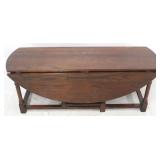 English gate leg drop leaf coffee table