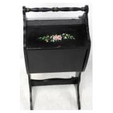 Vintage Painted Sewing Stand--25" X 12" X 11"