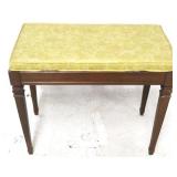 Vintage Vanity Bench 22 1/2" X 25 1/2" X13"