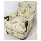 Vintage Mahogany Frame Arm chair