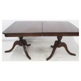 Duncan Phyfe double pedestal dining table