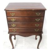 Queen Anne mahogany silver chest