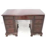 Mahogany kneehole desk