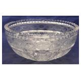 Cut Glass Crystal Bowl