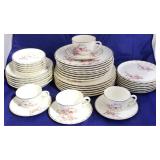 W S George 41 pc china set