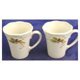 Pair Pfaltzgraff Plymouth mugs