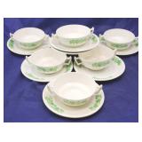 Spode "Copeland" cups and saucers-15 pieces