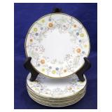 Set of 8 Coalport "Brookdale" Plates