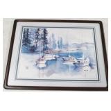 Madden Framed Sailboat Print- 29 1/2"X 23 1/2"