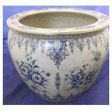 Oriental pottery planter