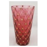 Cranberry Glass Vase