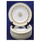 Set of 12 Wedgwood "Sandringham" Plates