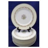 Set of 12 Wedgwood "Sandringham" Plates