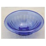 Depression Blue Glass Mixing Bowl