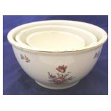 Priscilla 3 piece mixing bowl set