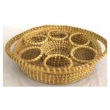Gullah vintage sweetgrass basket