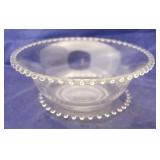 Imperial Candlewick Bowl with Plate- 10" round
