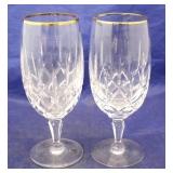 Pair of Gorham Crystal Glasses