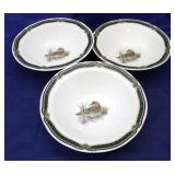 3 pieces Noritake "Marshlands" Bowls
