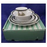 Noritake "Marshlands" 5 pc place setting with box
