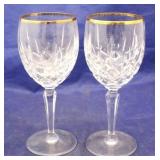 Pair of Gorham Crystal Glasses
