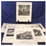 Set of 8 Ansel Adams prints