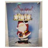 Seasonal Elements Santa votive centerpiece in box