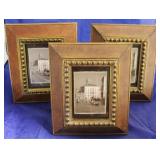Three picture frames