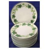 13 Franciscan Ivy 9 1/2" dinner plates