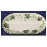 Franciscan Ivy celery & relish dish