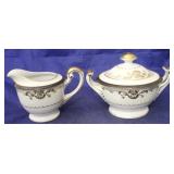 Sone China creamer & sugar