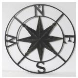 Metal compass star