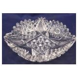Cut Glass Crystal Dish