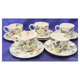 Bridgewater Cups and Saucers-11 pieces