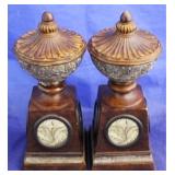Pair Decorative urns
