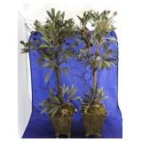 Pair artificial plants