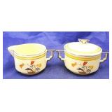 Albright Creamer and Sugar