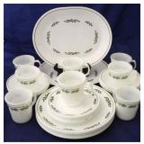 33 Piece set Corelle Christmas dishes