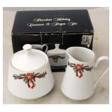 Gift Gallery creamer & sugar set in box