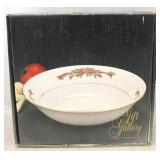 Gift Gallery porcelain holiday bowl in box