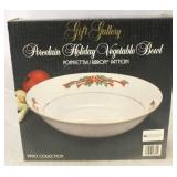 Gift Gallery porcelain holiday bowl in box