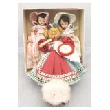Lot of Vintage Dolls with box
