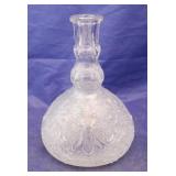 Glass Decanter bottle 7" tall