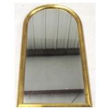 Arched Top Gilded Mirror  36" X 18"